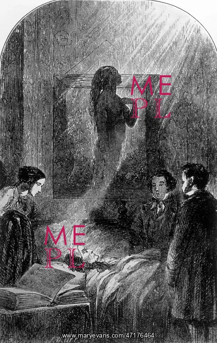 : Soul leaving the body, c. 1850 : Soul leaving the body, c. 1850