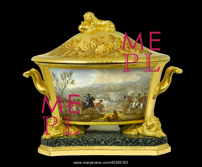 : Soup tureen depicting the Battle of Vimiero : Soup tureen depicting the Battle of Vimiero