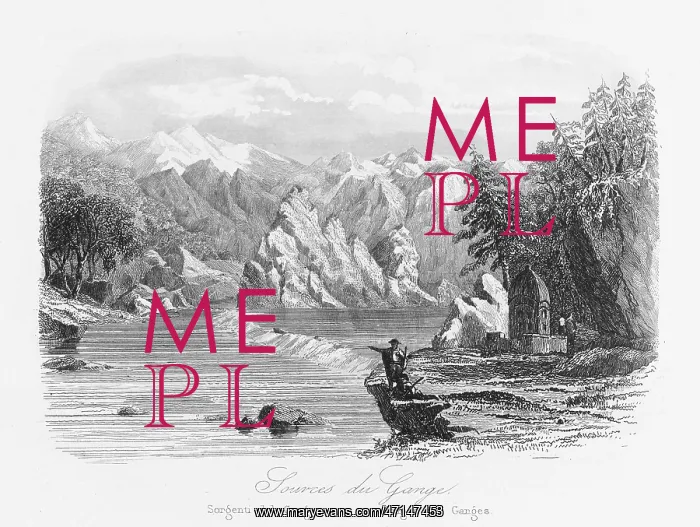 : Source of the River Ganges, India : Source of the River Ganges, India