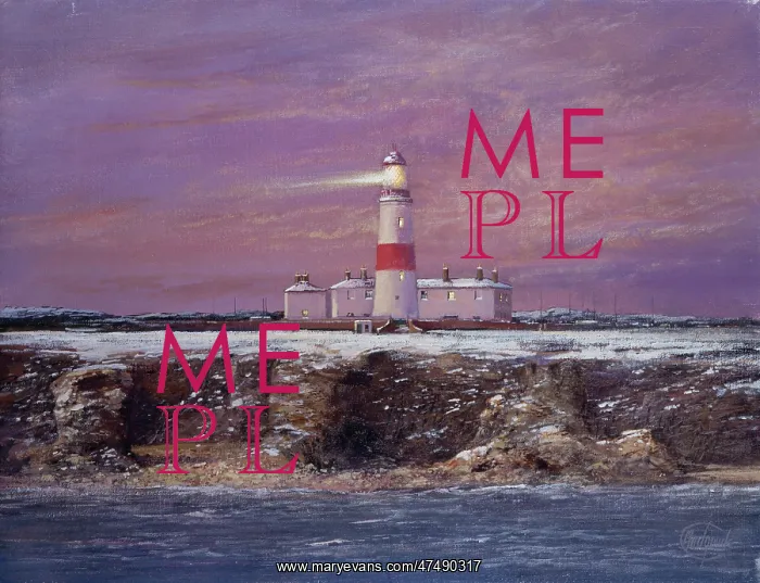 : Souter Lighthouse – winter scene : Souter Lighthouse – winter scene