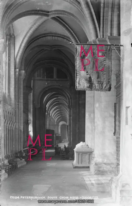 : South Choir Aisle of Peterborough Cathedral : South Choir Aisle of Peterborough Cathedral