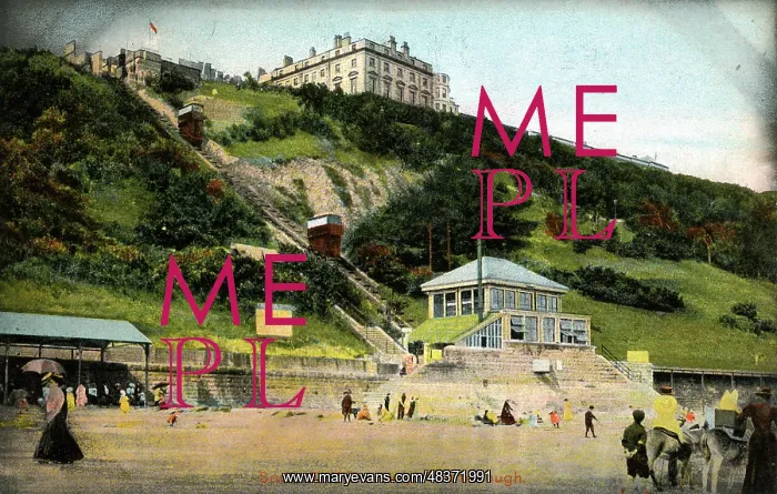 : South Cliff Tramway, Scarborough, Yorkshire : South Cliff Tramway, Scarborough, Yorkshire