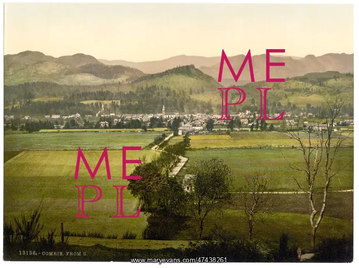 : From south, Comrie, Scotland : From south, Comrie, Scotland
