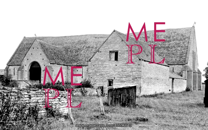  : South Littleton, the Old Tithe Barn c1960