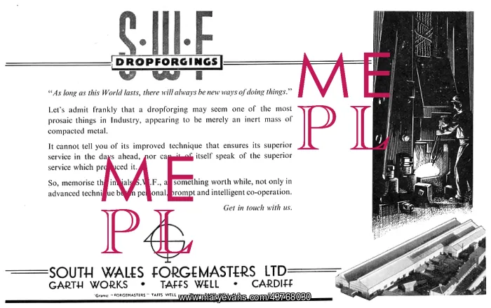 : South Wales Forgemasters Members. S.W.F.Dropforgings : South Wales Forgemasters Members. S.W.F.Dropforgings