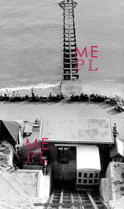  : Southbourne, the Cliff Railway c1955