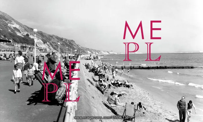  : Southbourne, the Promenade c1955