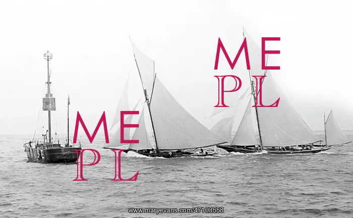  : Southend Lightship and racing yachts