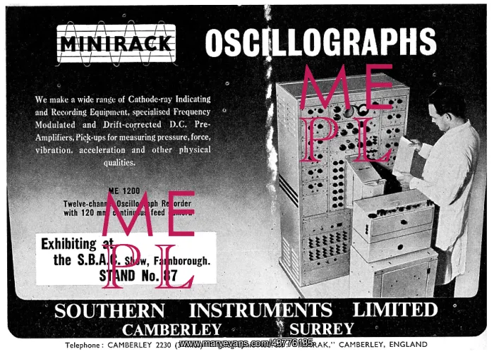 : Southern Instruments. Cathode Ray : Southern Instruments. Cathode Ray