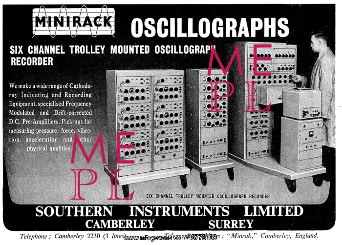 : Southern Instruments. Cathode Ray Oscillographs : Southern Instruments. Cathode Ray Oscillographs