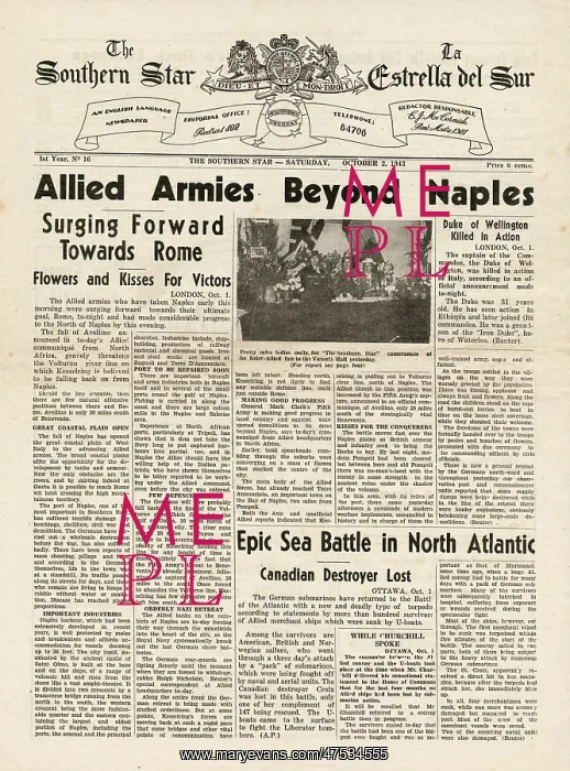 : The Southern Star newspaper, Montevideo : The Southern Star newspaper, Montevideo