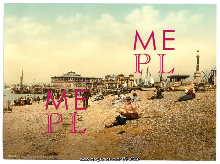 : Southsea beach, England : Southsea beach, England