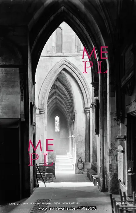 : Southwark Cathedral from North Choir Aisle : Southwark Cathedral from North Choir Aisle