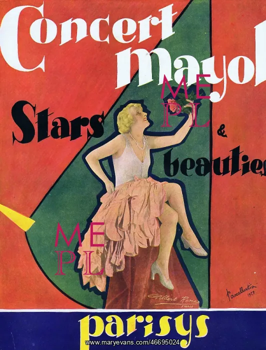  : Souvenir brochure for the Concert Mayol