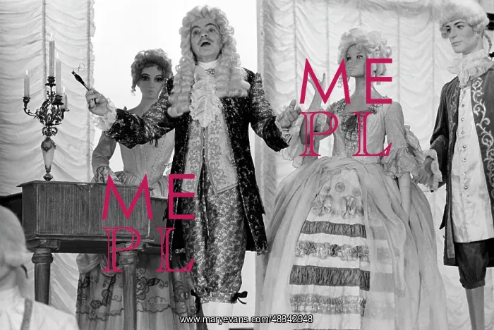 : Soviet actor Arkady Raikin in his People And Mannequins : Soviet actor Arkady Raikin in his People And Mannequins