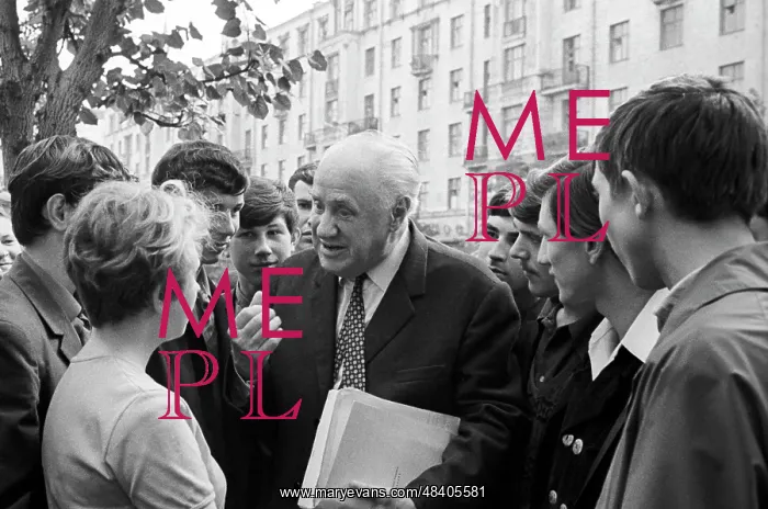: Soviet actor Mikhail Zharov, 1970 : Soviet actor Mikhail Zharov, 1970