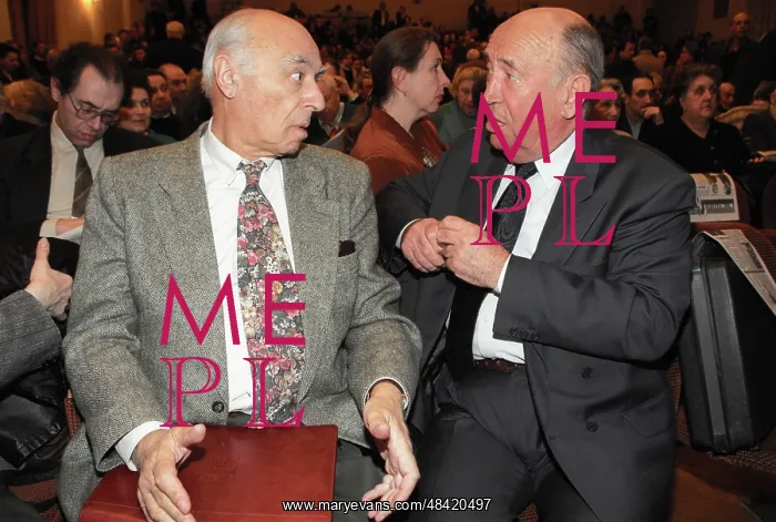 : Soviet actor Vladimir Etush and Soviet writer : Soviet actor Vladimir Etush and Soviet writer
