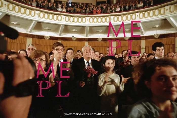 : Soviet actor Yuri Nikulin at Arkady Raikin's 75th : Soviet actor Yuri Nikulin at Arkady Raikin's 75th