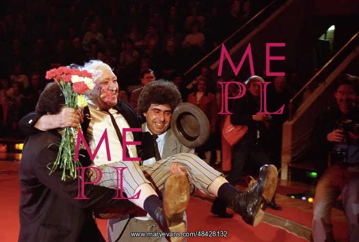 : Soviet actor Yuri Nikulin at Moscow Circus on : Soviet actor Yuri Nikulin at Moscow Circus on