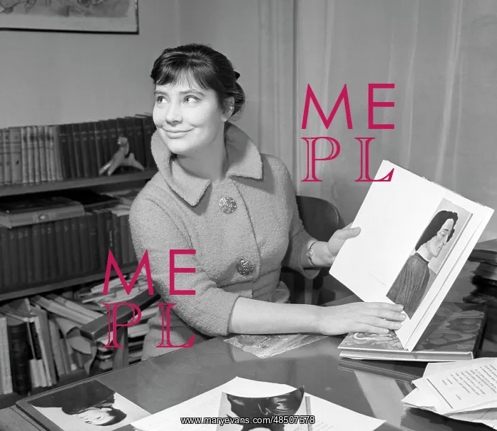 : Soviet actress T. Samoilova : Soviet actress T. Samoilova