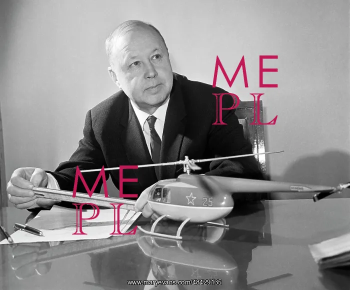 : Soviet aerospace engineer Mikhail Mil, 1966 : Soviet aerospace engineer Mikhail Mil, 1966