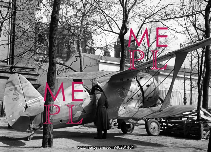 : Soviet aircraft at the exhibition The Soviet Paradise : Soviet aircraft at the exhibition The Soviet Paradise
