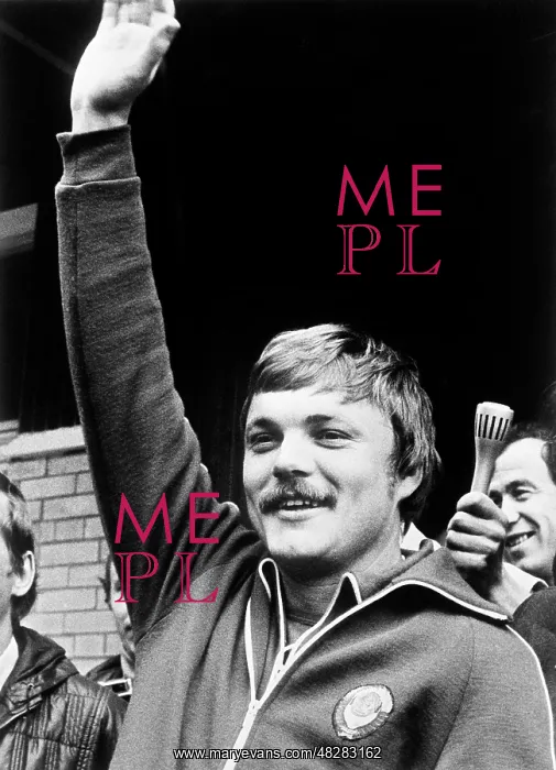 : Soviet athlete Alexander Melentyev, 1980 : Soviet athlete Alexander Melentyev, 1980