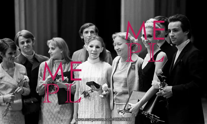 : Soviet ballet dancer Galina Ulanova at 1969 International : Soviet ballet dancer Galina Ulanova at 1969 International
