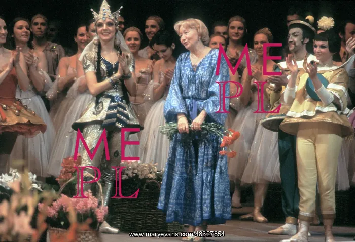 : Soviet ballet dancer Galina Ulanova 70th birthday, 1980 : Soviet ballet dancer Galina Ulanova 70th birthday, 1980