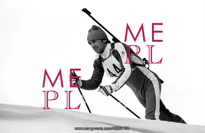 : Soviet biathlete Alexander Tikhonov, 1977 : Soviet biathlete Alexander Tikhonov, 1977