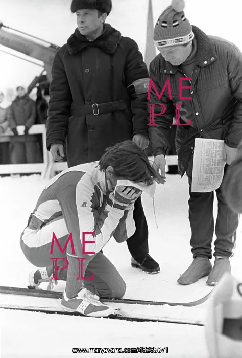 : Soviet biathlete Alexander Tikhonov, 1977 : Soviet biathlete Alexander Tikhonov, 1977