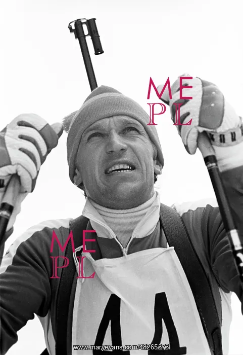 : Soviet biathlete Alexander Tikhonov, 1977 : Soviet biathlete Alexander Tikhonov, 1977