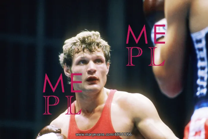 : Soviet boxer Viktor Savchenko, 1980 : Soviet boxer Viktor Savchenko, 1980