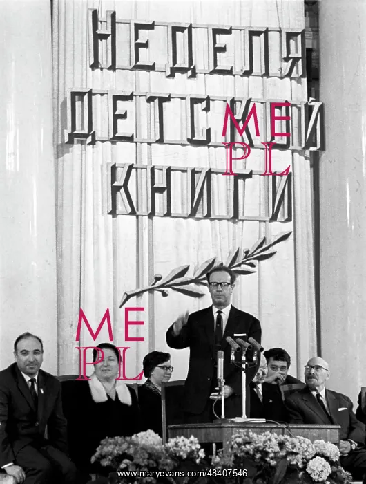 : Soviet children's writer Lev Kassil, 1966 : Soviet children's writer Lev Kassil, 1966