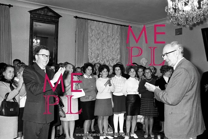 : Soviet choirmaster Alexander Sveshnikov 80th birthday, 1970 : Soviet choirmaster Alexander Sveshnikov 80th birthday, 1970