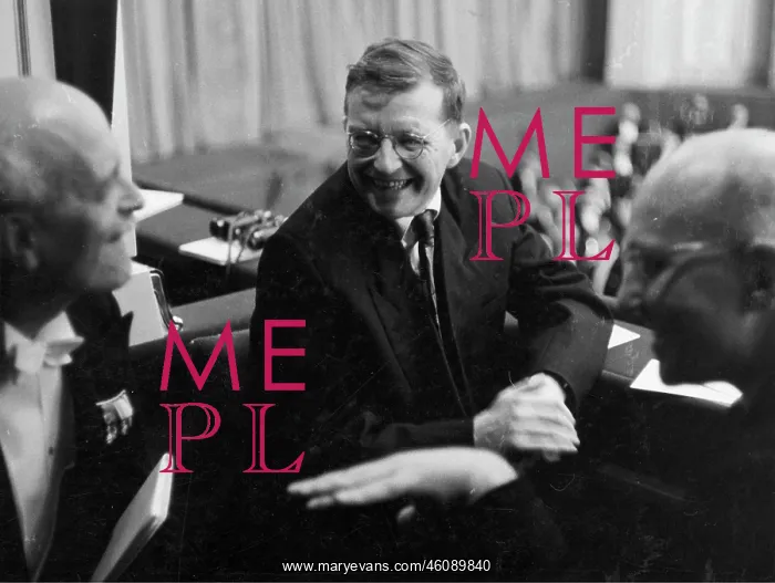 : Soviet composer Dmitri Shostakovich : Soviet composer Dmitri Shostakovich
