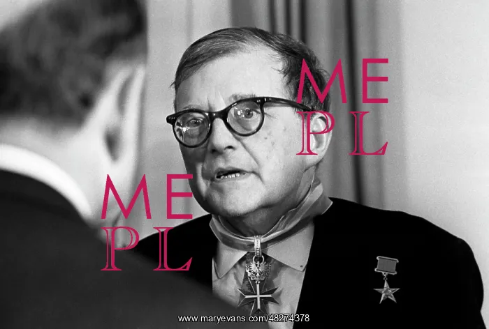 : Soviet composer Dmitry Shostakovich : Soviet composer Dmitry Shostakovich