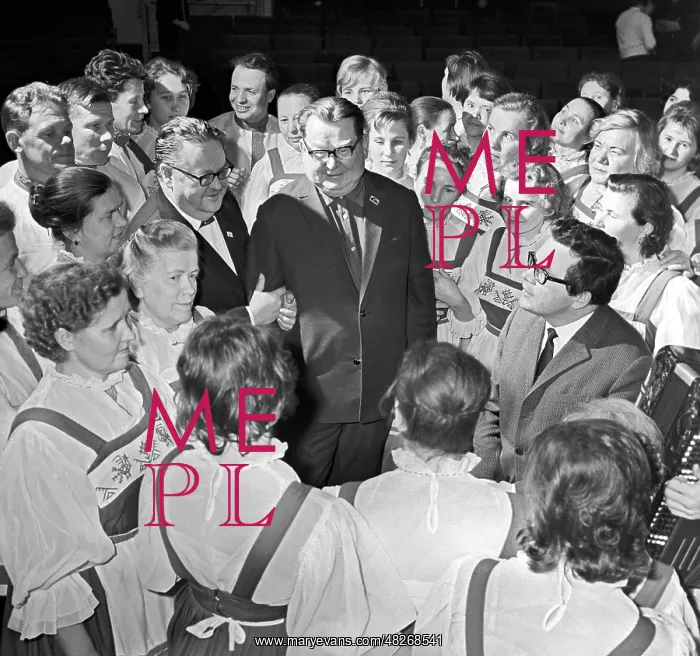 : Soviet composer Vasily Solovyov-Sedoi in Karelia, 1966 : Soviet composer Vasily Solovyov-Sedoi in Karelia, 1966