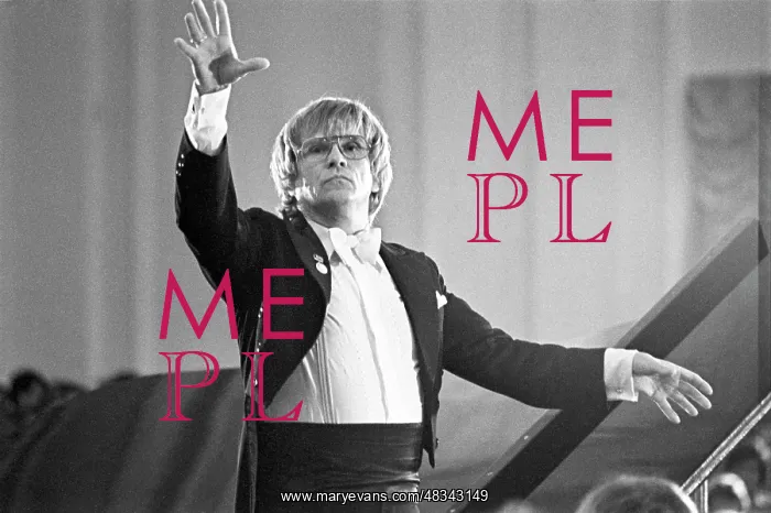: Soviet conductor Vladimir Fedoseyev, 1981 : Soviet conductor Vladimir Fedoseyev, 1981