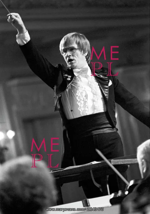 : Soviet conductor Vladimir Fedoseyev, 1981 : Soviet conductor Vladimir Fedoseyev, 1981