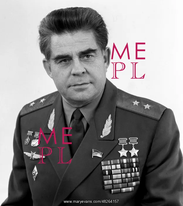 : Soviet cosmonaut Georgy Beregovoi, 1978 : Soviet cosmonaut Georgy Beregovoi, 1978