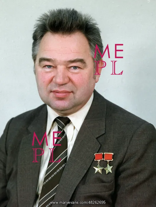 : Soviet cosmonaut Georgy Grechko, 1984 : Soviet cosmonaut Georgy Grechko, 1984