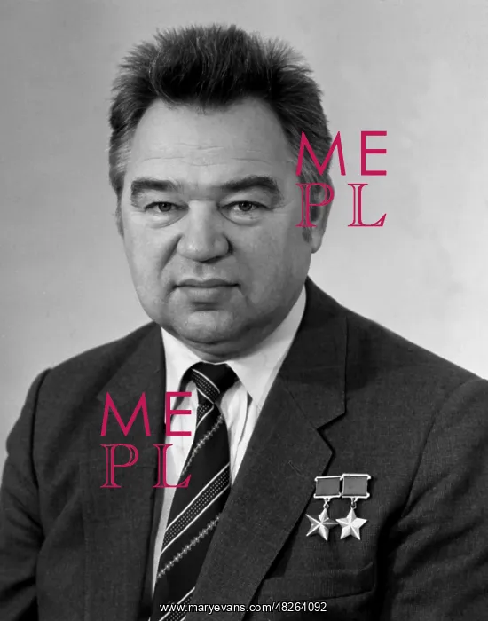 : Soviet cosmonaut Georgy Grechko, 1984 : Soviet cosmonaut Georgy Grechko, 1984