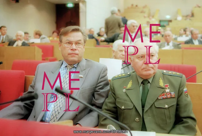 : Soviet cosmonaut German Titov and Mayor General : Soviet cosmonaut German Titov and Mayor General