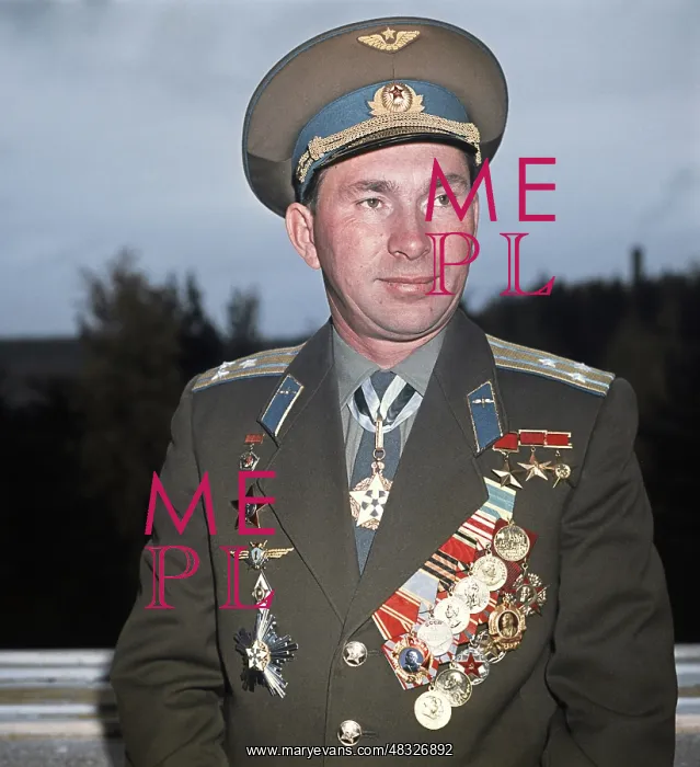 : Soviet cosmonaut Pavel Belyaev, 1966 : Soviet cosmonaut Pavel Belyaev, 1966