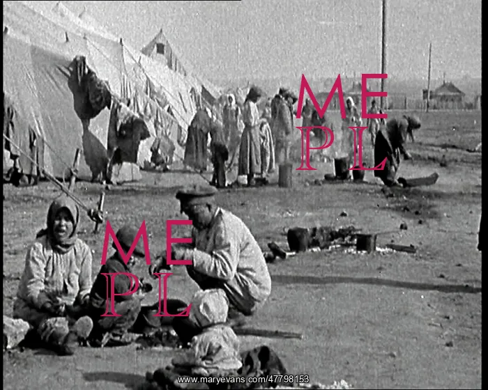 : Soviet Families Gathering Around Cooking Pots : Soviet Families Gathering Around Cooking Pots