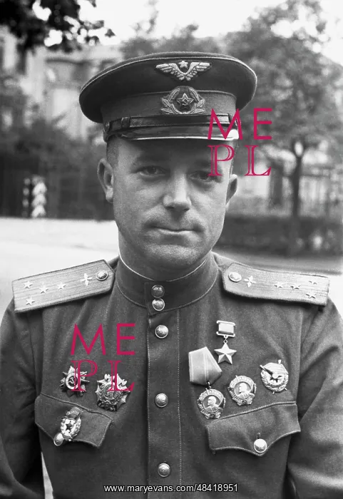 : Soviet fighter pilot Vitaly Popkov : Soviet fighter pilot Vitaly Popkov