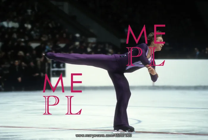 : Soviet figure skater Alexander Fadeyev, 1982 : Soviet figure skater Alexander Fadeyev, 1982