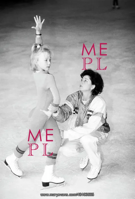 : Soviet figure skating coach Yelena Vodorezova, 1992 : Soviet figure skating coach Yelena Vodorezova, 1992