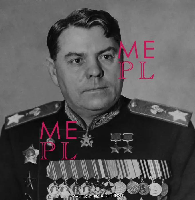 : Soviet General Alexander M. Vasilevsky, Deputy Minister : Soviet General Alexander M. Vasilevsky, Deputy Minister